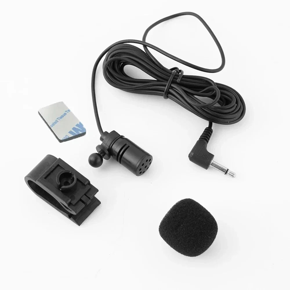 For Auto Dvd Radio 3m Long Mini Microfono Car Microphone Micro Car Radio 3.5mm Jack Mic Stereo Mini Wired External Microphone Custom Life